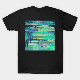 Blue Glitch T-Shirt